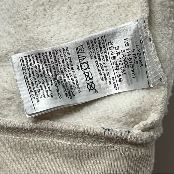 GirlGap Logo Zip Hoodie heart print - Picture 8 of 8